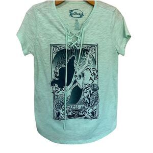 Disney Ariel Shirt Medium Light Graphic Knot Braid